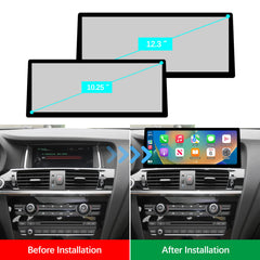 For BMW X3 X4 CIC NBT 2011-2016 Wireless CarPlay Android Auto Linux Touch Screen