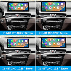 For BMW X1 CIC NBT 2009-2018 Wireless CarPlay Android Auto Linux Touch Screen