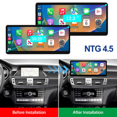 For Mercedes-Benz CLS NTG 4.0/4.5/4.7/5.0 2010-2018 Wireless CarPlay Android Auto Linux Touch Screen