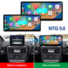 For Mercedes-Benz G Class NTG 4.5/4.7/5.0 2013-2018 Wireless CarPlay Android Auto Linux Touch Screen