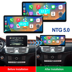 For Mercedes-Benz CLS NTG 4.0/4.5/4.7/5.0 2010-2018 Wireless CarPlay Android Auto Linux Touch Screen