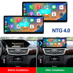 For Mercedes-Benz E Coupe NTG 4.0/4.5/4.7/5.0 2009-2016 Wireless CarPlay Android Auto Linux Touch Screen