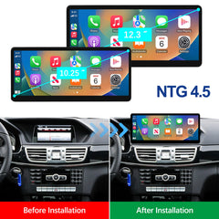 For Mercedes-Benz E Coupe NTG 4.0/4.5/4.7/5.0 2009-2016 Wireless CarPlay Android Auto Linux Touch Screen