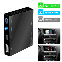 CarProKit Wireless CarPlay Android Auto AirPlay USB Mirroring YouTube Nachrüstmodul-Kit Passend für Audi A4 A5 S4 S5 RS4 RS5 Q5 B8 MMI 3G+ 2010–2019 
