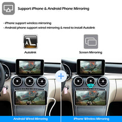 CarProKit 无线 CarPlay Android 自动镜像改装套件适用于梅赛德斯奔驰 A/B/C/E/S CLA CLS GLA GLC GLE GLS GLK ML AMG 2015-2018 NTG 5.0