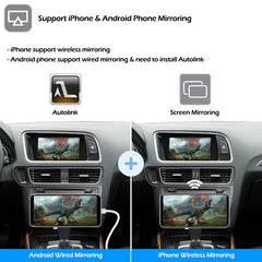 For Audi A4 A5 Q5 B8 MMI 3G Wireless CarPlay Android Auto Retrofit Kit