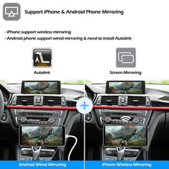 CarProKit Wireless CarPlay Android Auto Mirroring YouTube Nachrüstsatz für BMW 1/2/3/4/5/6/7 Serie X1 X3 X4 X5 X6 CIC/NBT-System 2009–2016 