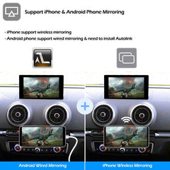 For Audi A3 S3 RS3 Wireless CarPlay Android Auto Mirorring Retrofit Kit