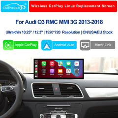 For Audi Q3 RMC MMI3G 2013-2018 Wireless CarPlay Android Auto Linux Touch Screen