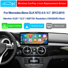 For Mercedes-Benz GLK NTG 4.5/4.7 2013-2015 Wireless CarPlay Android Auto Linux Touch Screen