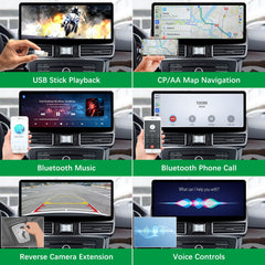 For Mercedes-Benz GLE GLS NTG 5.0 2016-2018 Wireless CarPlay Android Auto Linux Touch Screen