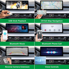 For BMW X5 F15 NBT 2014-2016 Wireless CarPlay Android Auto Linux Touch Screen