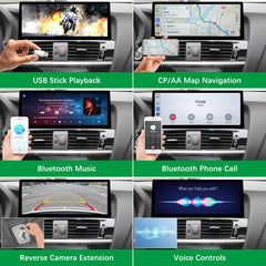 For BMW X3 X4 CIC NBT 2011-2016 Wireless CarPlay Android Auto Linux Touch Screen
