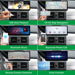 For Mercedes-Benz GLK NTG 4.0 2008-2012 Wireless CarPlay Android Auto Linux Touch Screen
