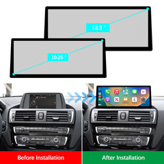 For BMW 1/2 Series NBT EVO 2012-2019 Wireless CarPlay Android Auto Linux Touch Screen