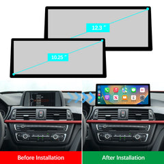 For BMW 3/4 Series NBT EVO 2012-2019 Wireless CarPlay Android Auto Linux Touch Screen