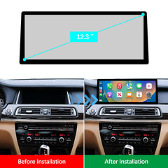 For BMW 7 Series CIC NBT 2008-2015 Wireless CarPlay Android Auto Linux Touch Screen