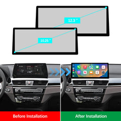 For BMW X1 F48 EVO ID5 ID6 2016-2022 Wireless CarPlay Android Auto Linux Touch Screen