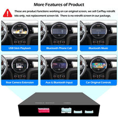 For MINI Cooper JCW NBT Wireless CarPlay Android Auto Retrofit Kit