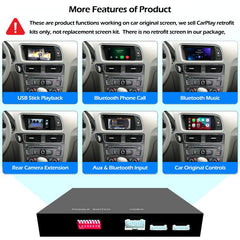 For Audi A4 A5 Q5 Symphony Concert Wireless CarPlay Android Auto Retrofit Kit