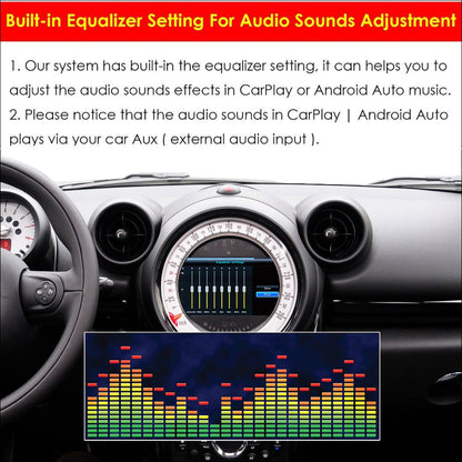 CarProKit Wireless CarPlay Android Auto AirPlay USB Mirroring Retrofit Kit for Mini Cooper F54 F55 F56 F57 R58 R59 R60 R61 with CIC System 2010-2017