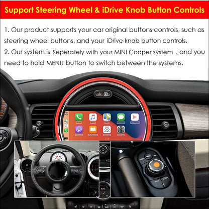CarProKit Wireless CarPlay Android Auto Mirroring Retrofit Kit for MINi Cooper F54 F55 F56 F57 R58 R59 R60 R61 with NBT System 2014-2018