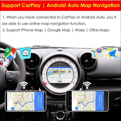 CarProKit Wireless CarPlay Android Auto AirPlay USB Mirroring Retrofit Kit for Mini Cooper F54 F55 F56 F57 R58 R59 R60 R61 with CIC System 2010-2017
