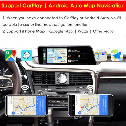 CarProKit Wireless CarPlay + Android Auto + Mirroring Nachrüstmodul-Kits für Lexus ES IS GS LS NX RX LX UX GX RC LC CT 2014–2019 