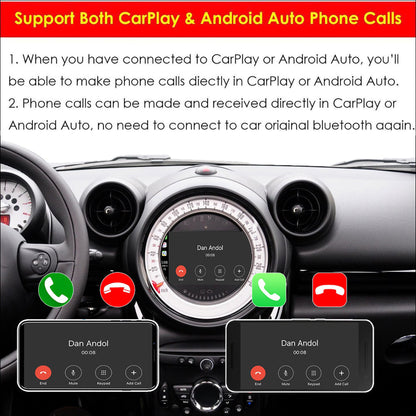 CarProKit Wireless CarPlay Android Auto AirPlay USB Mirroring Retrofit Kit for Mini Cooper F54 F55 F56 F57 R58 R59 R60 R61 with CIC System 2010-2017