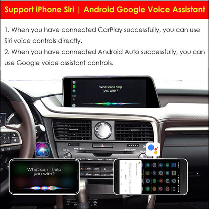 CarProKit Wireless CarPlay Android Auto Mirroring Retrofit Kit for Lexus ES IS GS LS NX RX LX UX GX RC LC CT 2014-2019