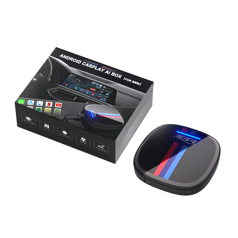 MMB BMW Android 13.0 Video AI Box Adapter Built-in YouTube Netflix Hulu For BMW / MINI Cooper EVO ID6 ID7 ID8 ID9 with Original Wireless CarPlay