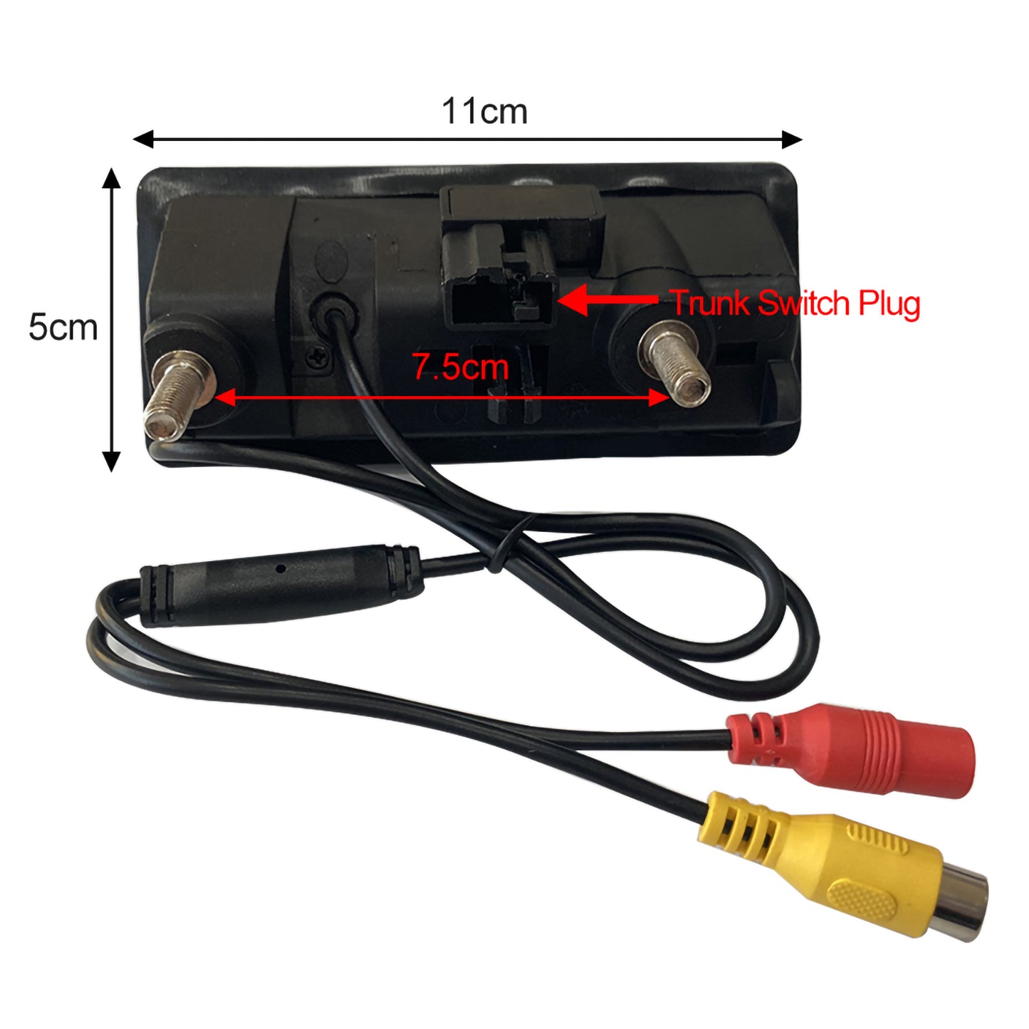 CarProKit Car Aftermarket Reverse Backup Rear View Trunk Handle Camera Fit for Audi A3 A4 A5 A6 A7 A8 S3 S4 S5 S6 S7 S8 Q3 Q5 Q7